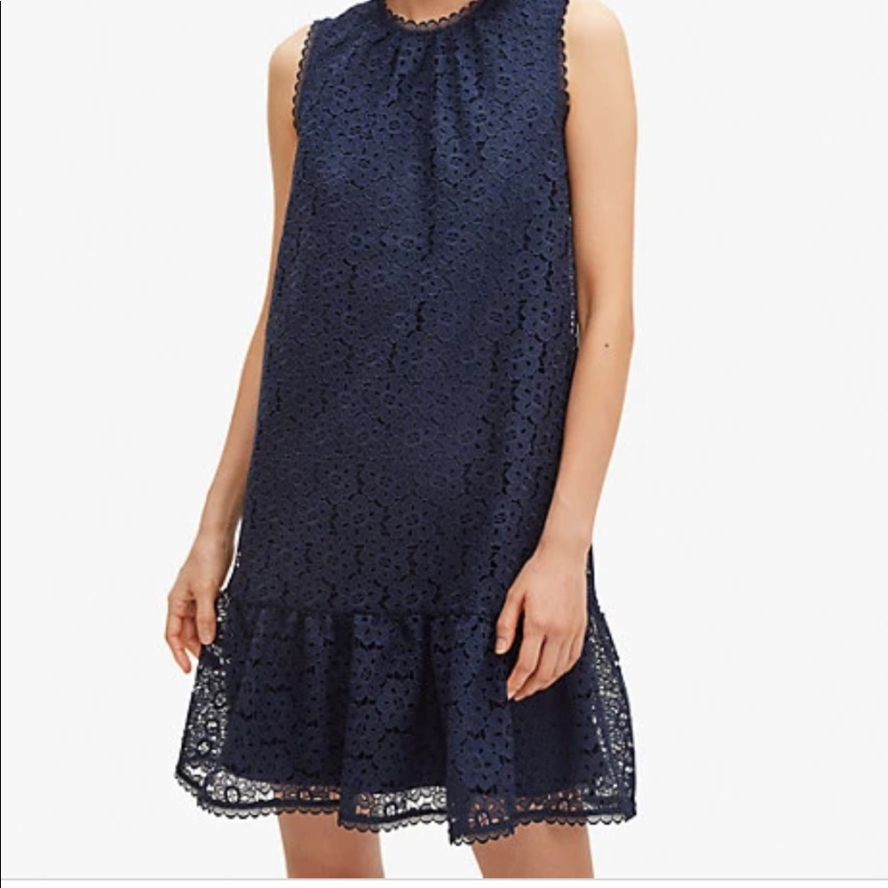 Royal blue lace Kate spade new dress. X small